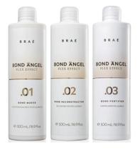 Kit Braé Bond Angel Plex Effect Passos 01/02/03 - 3x500ml