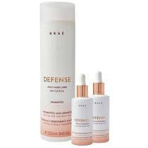 Kit Braé Defense Shampoo 250ml, Tônico Condicionador 60ml, Tônico Condicionador 60ml (3 produtos)