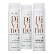 Kit Braé Divine 2x Shampoo 250ml, Condicionador 250ml (3 produtos)