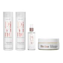 Kit Braé Divine Absolutely Smooth Antifrizz 04 Produtos