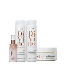 Kit Braé Divine Anti Frizz Home Care (4 produtos)