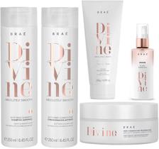 Kit Braé Divine Anti Frizz Home Care (5 Itens) Kit Braé Divine Anti Frizz Home Care (5 Itens)