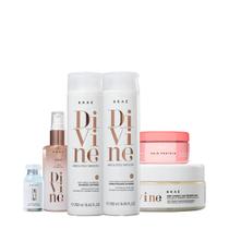 Kit Braé Divine Completo e Hair Protein (6 produtos)