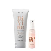 Kit Braé Divine - Leave in Ten in One 200g + Fluído Essential 60ml