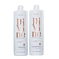 Kit Braé Divine Shampoo 1L + Condicionador 1L (2 Produtos)