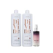 Kit Braé Divine - Shampoo 1lt + Condicionador 1lt + Beauty Sleep 100ml