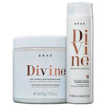Kit Braé Divine - Shampoo 250ml + Máscara 500g