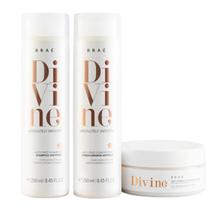 Kit Braé Divine Shampoo Condicionador e Máscara