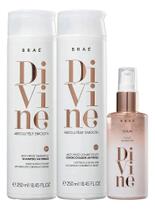 Kit Braé Divine Shampoo Condicionador e Sérum