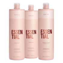 Kit Braé Essential 2x Shampoo 1L, Condicionador 1L (3 produtos)