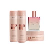 Kit Braé Essential Blooming Rose Cabelos Perfumados (4 produtos)
