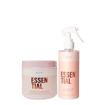 Kit Braé Essential Máscara 500g + Fluído Reparador 260ml Kit Braé Essential Máscara 500g + Fluído Reparador 260ml