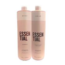 Kit Braé Essential - Shampoo 1L + Condicionador 1L Kit Braé Essential - Shampoo 1L + Condicionador 1L