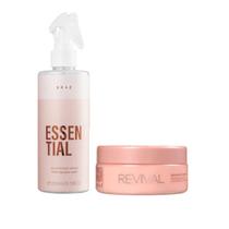 Kit Braé - Essential Spray 260ml + Máscara Revival 200g Kit Braé - Essential Spray 260ml + Máscara Revival 200g