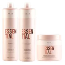 Kit Braé Essential Trio Salon Sh, Cond 2x1000ml e Mask 500ml