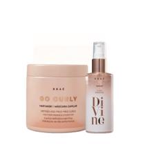 Kit Brae Go Curly Duo Plume Mask (2 Produtos)