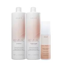 Kit Braé High Protect Thermal Revival Salon (3 produtos)