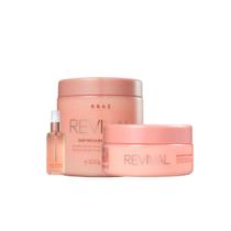 Kit BRAÉ Revival 02 Máscaras de Reconstrução e Shine Oil