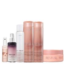 Kit Bráe Revival Duo 250ml Mascara 200g MINI Essential 60ml Beauty Sleep 100ml e So Fresh 150ml