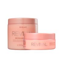 Kit BRAÉ Revival - Máscaras de Reconstrução 200g e 500g Kit BRAÉ Revival - Máscaras de Reconstrução 200g e 500g