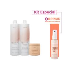 Kit Brae Revival Renovação Fiber Mask Salon Especial (3 Produtos)