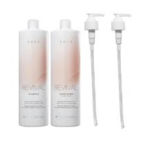 Kit Braé Revival - Shampoo 1L + Condicionador 1L + Válvulas Pump Kit Braé Revival - Shampoo 1L + Condicionador 1L + Válvulas Pump
