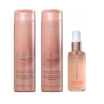 Kit Braé Revival - Shampoo 250ml + Condicionador 250ml + Óleo Gorgeous Shine 60ml Kit Braé Revival - Shampoo 250ml + Condicionador 250ml + Óleo Gorgeous Shine 60ml