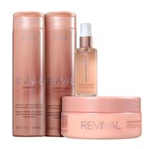 Kit Braé Revival - Shampoo, Condicionador, Máscara e Óleo