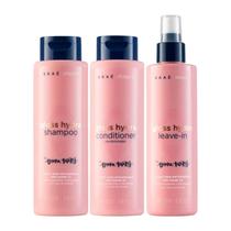 Kit Braé Stages Gloss Hydra By Bruna Tavares Trio Shampoo, Condicionador e Leavein