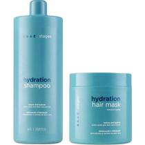 Kit Braé Stages Hydration Shampoo 1000ml e Mask 500g