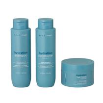 Kit Braé Stages Hydration Shampoo, Cond 250ml e Máscara 200g Kit Braé Stages Hydration Shampoo, Cond 250ml e Máscara 200g