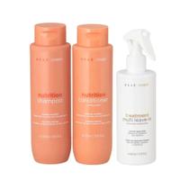 Kit Braé Stages Nutrição Shampoo 250ml + Condicionador 250ml + Leave In Multi Condicionante 260ml