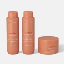 Kit Braé Stages Nutrição Shampoo 250ml + Condicionador 250ml + Máscara 200g