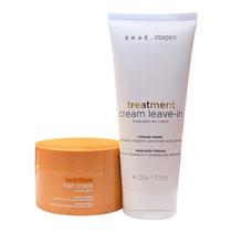 Kit Braé Stages Nutrition - Máscara 200g + Leave-In 200g