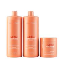 kit Braé Stages Nutrition Shampoo 1L + Condicionador 1L + Máscara 500g