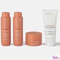Kit Braé Stages Nutrition - Shampoo 250ml + Condicionador 250ml + Máscara 200g + Finalizador Creme 200g