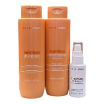 Kit Braé Stages Nutrition - Shampoo 250ml + Condicionador 250ml +Óleo 35ml