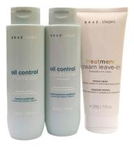 Kit Braé Stages Oil Control - Shampoo + Condicionador + Leave-in 200g