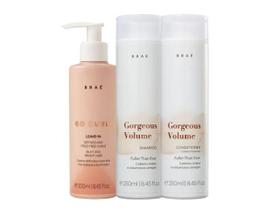 Kit Braé Trio Gorgeous Volume Beach Hair (3 Produtos)