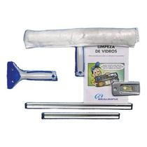 Kit bralimpia limpa vidros com acessorios e raspador kt900