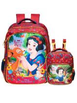 Kit Branca De Neve Luxo Mochila Costas + Lancheira Térmica
