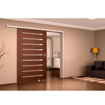 Kit Branco 2M Porta de Correr Master Simples Rodinato Kit Branco 2M Porta de Correr Master Simples Rodinato