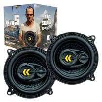 Kit Bravox Alto Falante Revo 5" Pol Triaxial 140w rms par