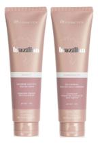Kit Brazilian Nutrição Alto impacto Reposição Lipídica Home Care Fit Cosmetics
