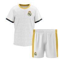 Kit Braziline Mini Craque Real Madrid - Infantil - Branco - Kit Braziline Mini Craque Real Madrid - Infantil - Branco -