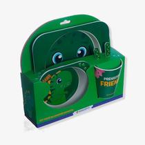 Kit Breakfast Infantil Prato Bowl e Copo Dinossauros 10025696 - ZonaCriativa Kit Breakfast Infantil Prato Bowl e Copo Dinossauros 10025696 - ZonaCriativa