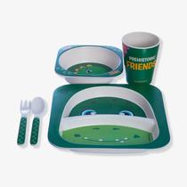 Kit Breakfast Infantil Prato Bowl e Copo Dinossauros 10025696 - ZonaCriativa