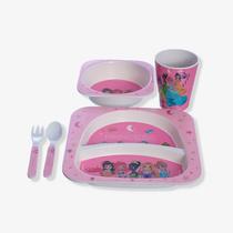 Kit Breakfast Infantil Prato Bowl e Copo Princesas 10025699 - ZonaCriativa