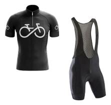 Kit Bretelle Curto Gel Camiseta Bike Forever Ciclismo Pro Uv - Decole