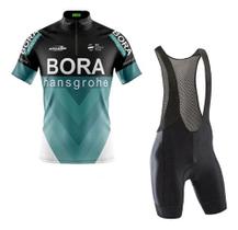 Kit Bretelle Forro Gel Camisa Bora Ciclismo Speed Pro Mtb Uv